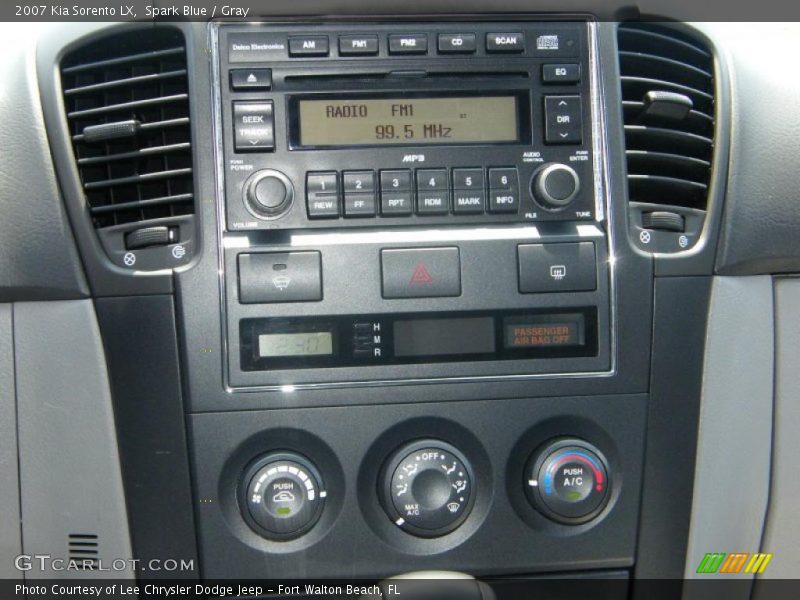 Spark Blue / Gray 2007 Kia Sorento LX