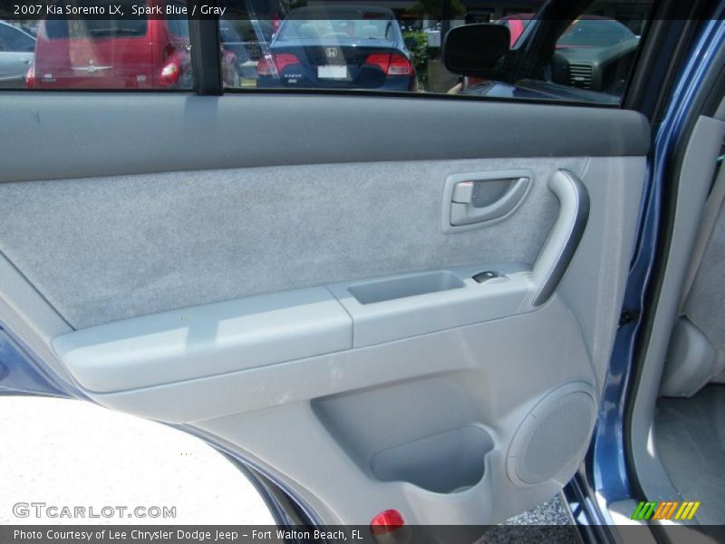 Spark Blue / Gray 2007 Kia Sorento LX