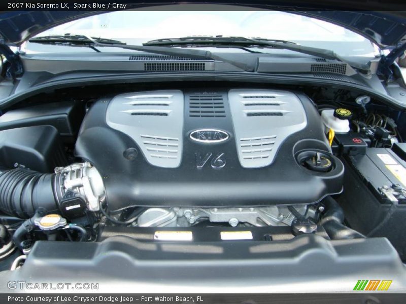 Spark Blue / Gray 2007 Kia Sorento LX