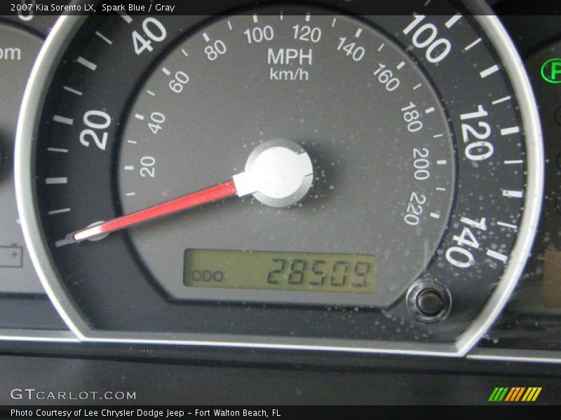 Spark Blue / Gray 2007 Kia Sorento LX