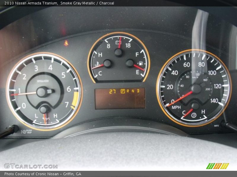 Smoke Gray Metallic / Charcoal 2010 Nissan Armada Titanium
