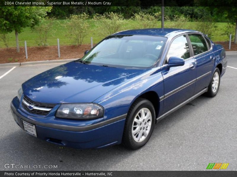 Superior Blue Metallic / Medium Gray 2004 Chevrolet Impala
