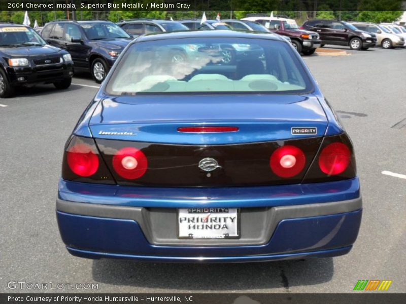 Superior Blue Metallic / Medium Gray 2004 Chevrolet Impala
