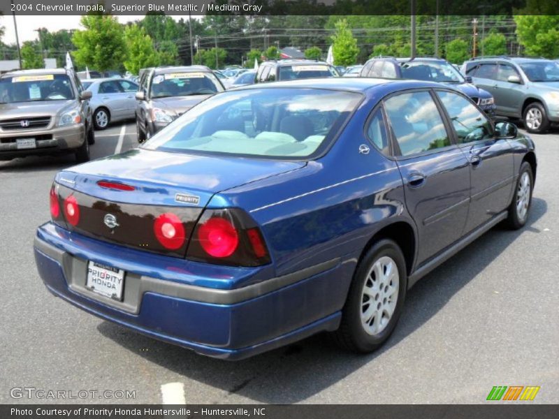 Superior Blue Metallic / Medium Gray 2004 Chevrolet Impala