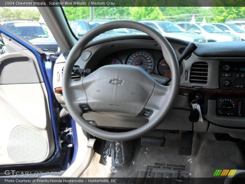 Superior Blue Metallic / Medium Gray 2004 Chevrolet Impala