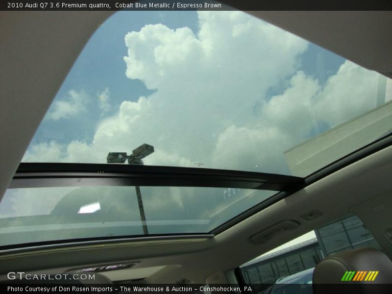 Cobalt Blue Metallic / Espresso Brown 2010 Audi Q7 3.6 Premium quattro