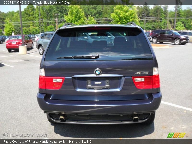 Toledo Blue Metallic / Grey 2005 BMW X5 3.0i