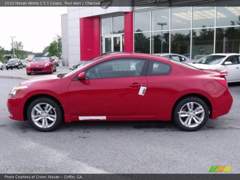 Red Alert / Charcoal 2010 Nissan Altima 2.5 S Coupe