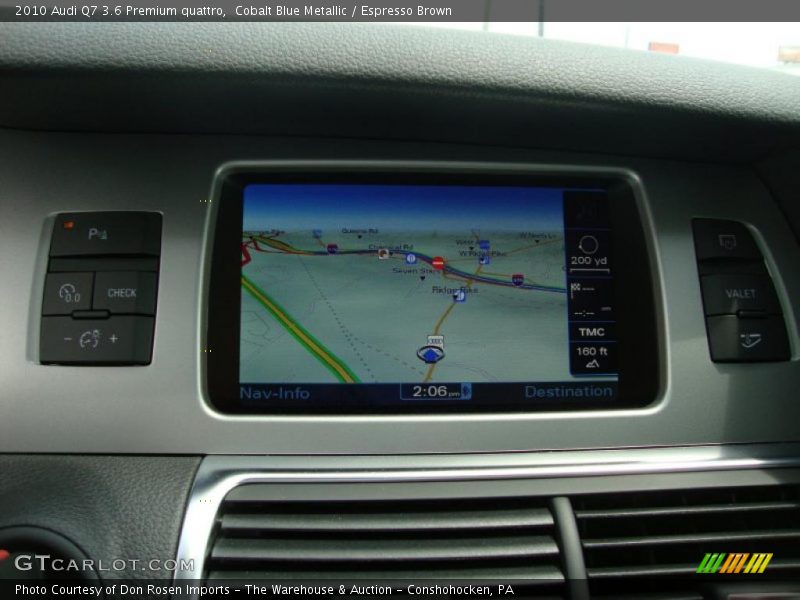 Cobalt Blue Metallic / Espresso Brown 2010 Audi Q7 3.6 Premium quattro