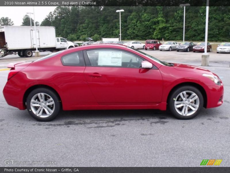 Red Alert / Charcoal 2010 Nissan Altima 2.5 S Coupe