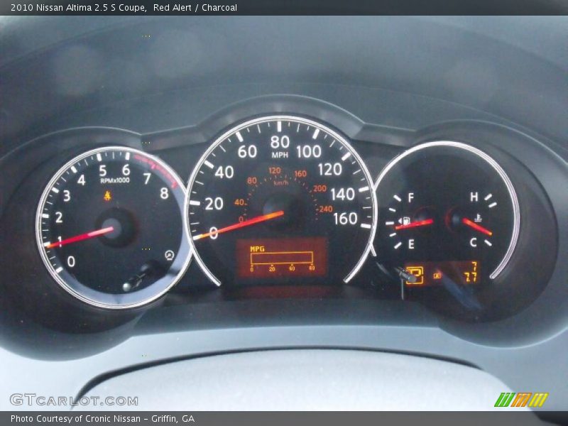 Red Alert / Charcoal 2010 Nissan Altima 2.5 S Coupe