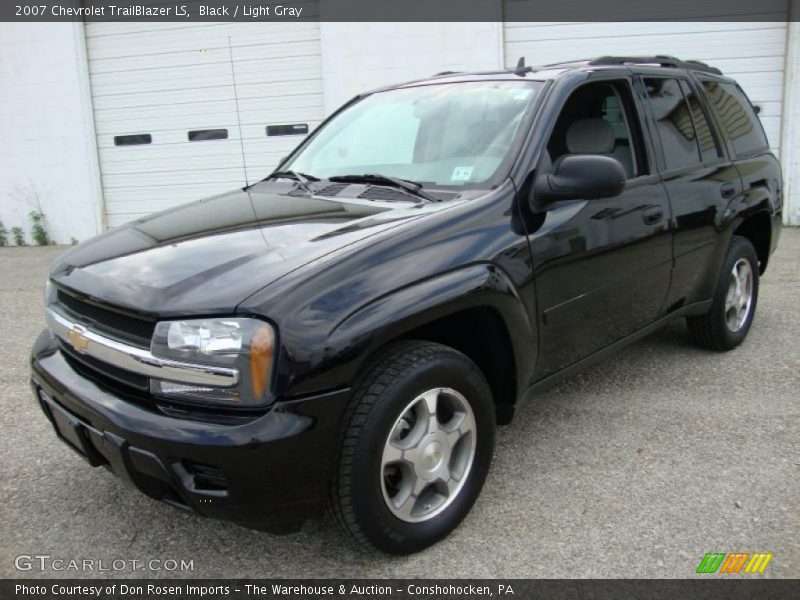 Black / Light Gray 2007 Chevrolet TrailBlazer LS