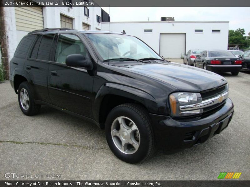 Black / Light Gray 2007 Chevrolet TrailBlazer LS