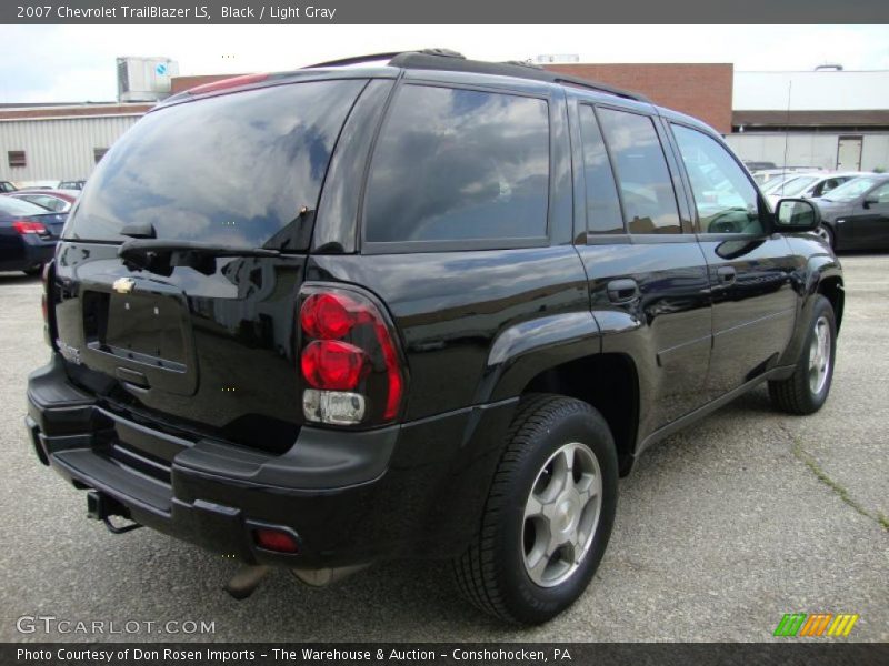 Black / Light Gray 2007 Chevrolet TrailBlazer LS