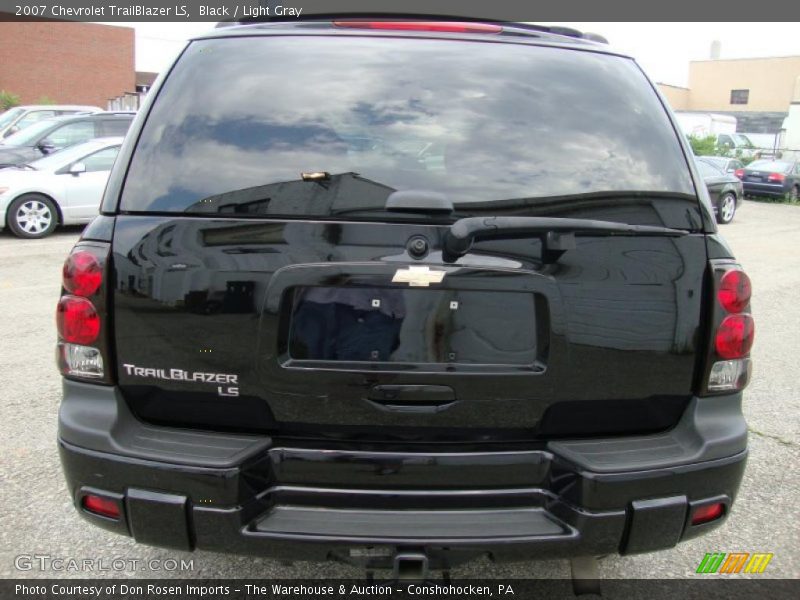 Black / Light Gray 2007 Chevrolet TrailBlazer LS