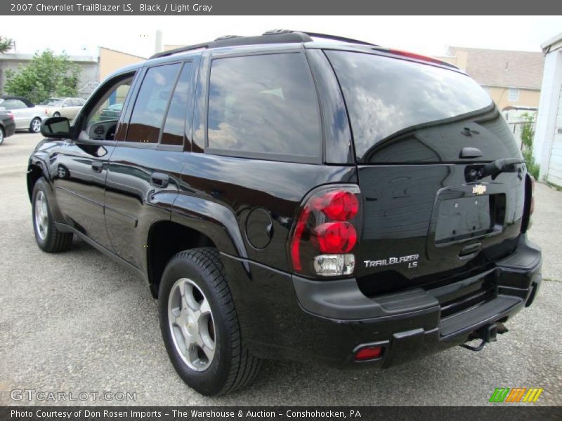 Black / Light Gray 2007 Chevrolet TrailBlazer LS