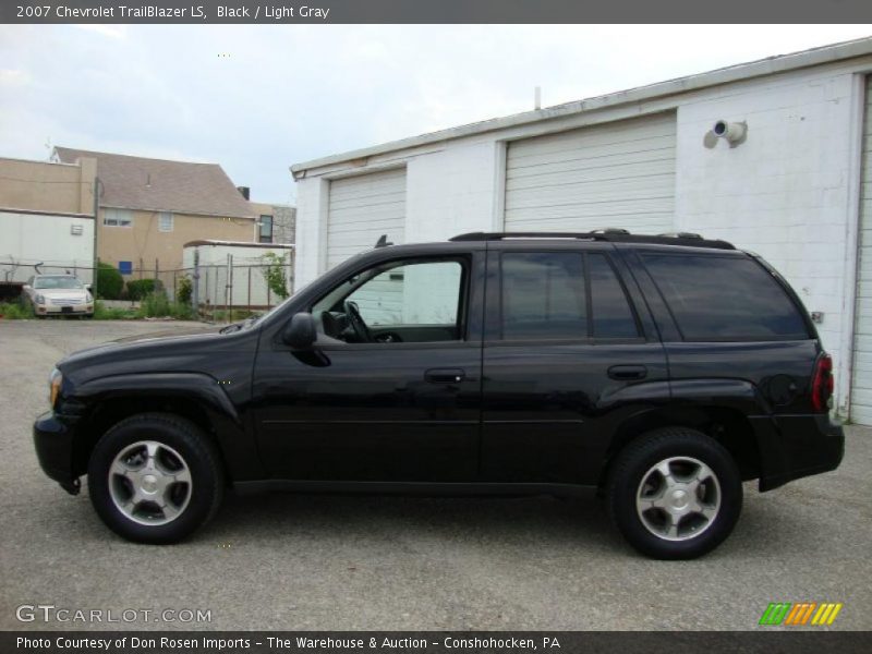Black / Light Gray 2007 Chevrolet TrailBlazer LS