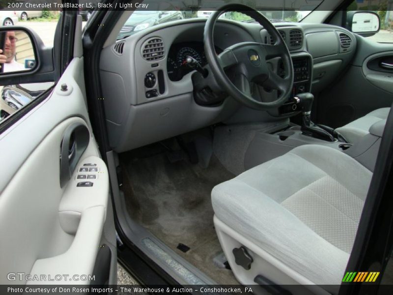 Black / Light Gray 2007 Chevrolet TrailBlazer LS