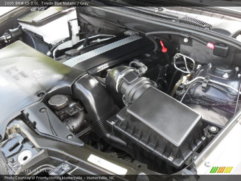 Toledo Blue Metallic / Grey 2005 BMW X5 3.0i
