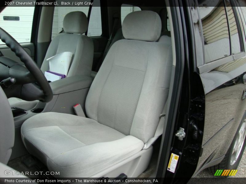 Black / Light Gray 2007 Chevrolet TrailBlazer LS