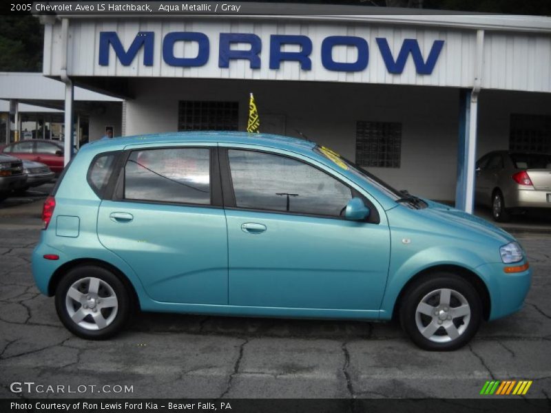 Aqua Metallic / Gray 2005 Chevrolet Aveo LS Hatchback