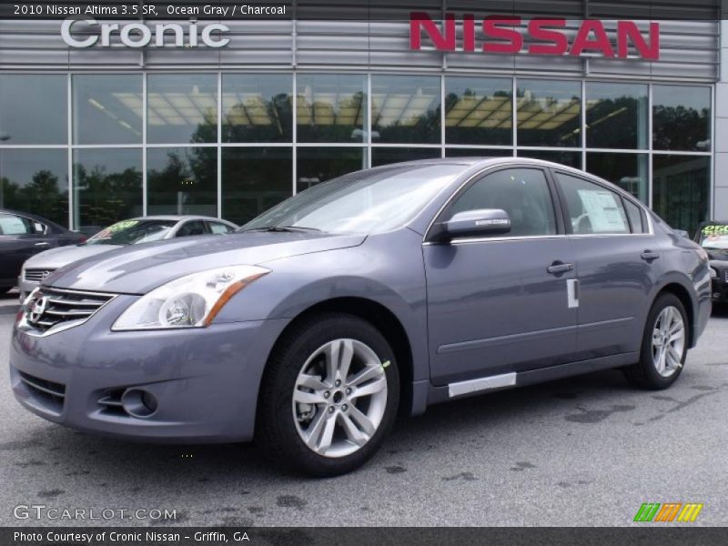 Ocean Gray / Charcoal 2010 Nissan Altima 3.5 SR