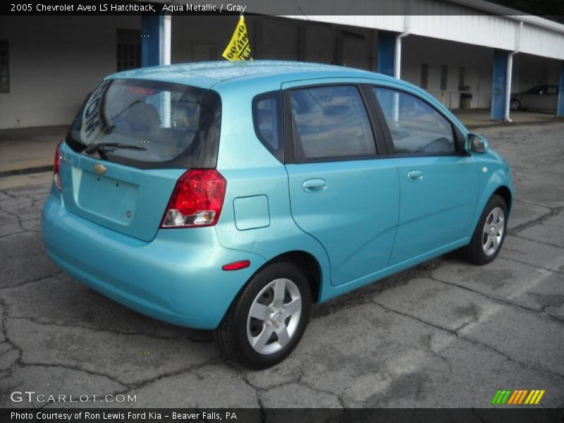 Aqua Metallic / Gray 2005 Chevrolet Aveo LS Hatchback