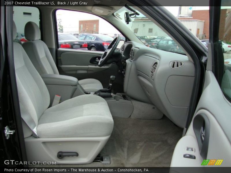 Black / Light Gray 2007 Chevrolet TrailBlazer LS
