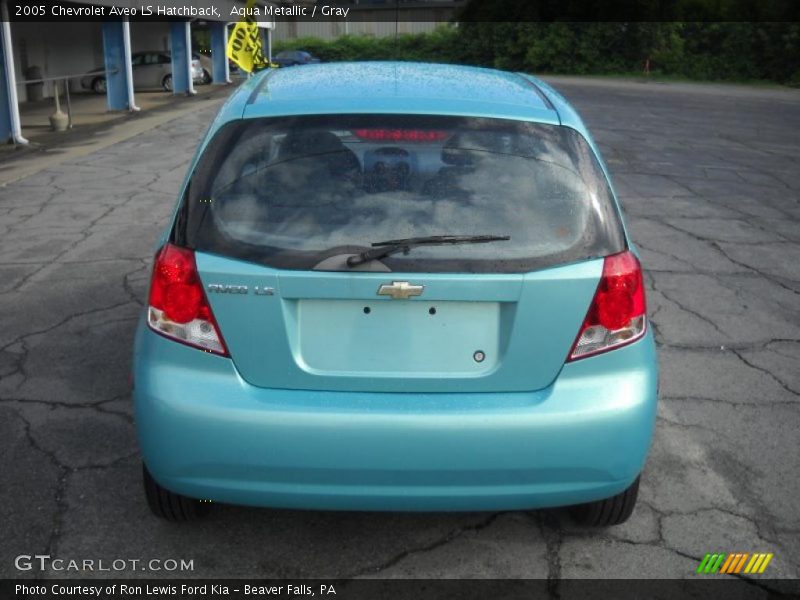 Aqua Metallic / Gray 2005 Chevrolet Aveo LS Hatchback