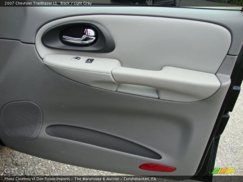Black / Light Gray 2007 Chevrolet TrailBlazer LS