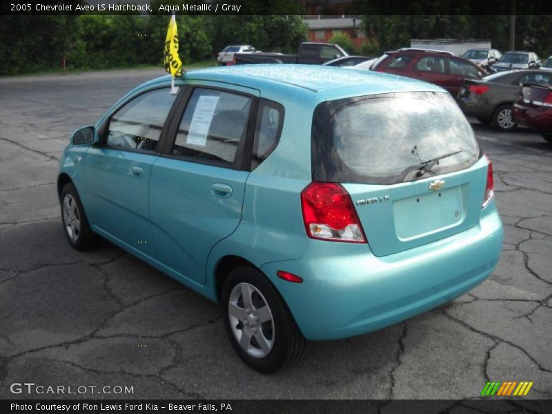 Aqua Metallic / Gray 2005 Chevrolet Aveo LS Hatchback