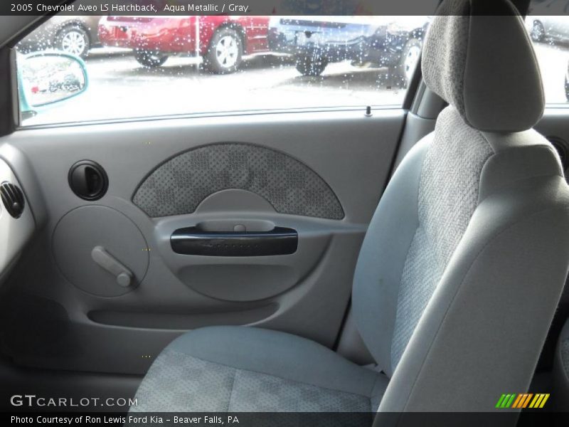 Aqua Metallic / Gray 2005 Chevrolet Aveo LS Hatchback