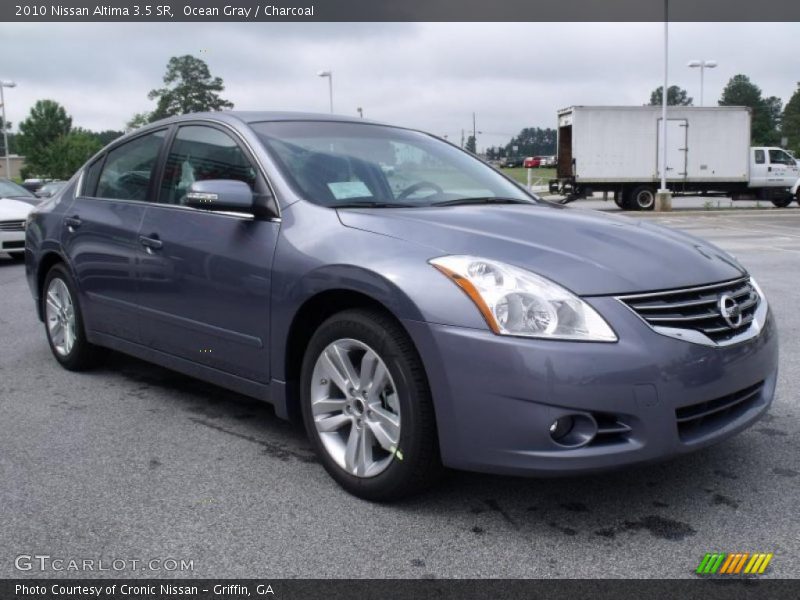 Ocean Gray / Charcoal 2010 Nissan Altima 3.5 SR