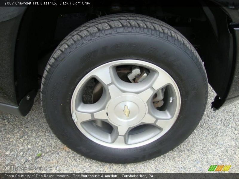 Black / Light Gray 2007 Chevrolet TrailBlazer LS