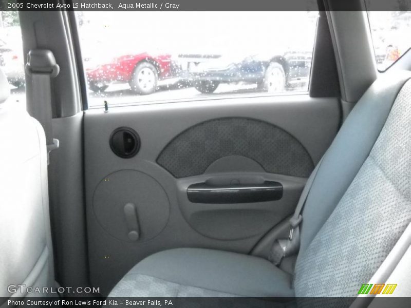 Aqua Metallic / Gray 2005 Chevrolet Aveo LS Hatchback