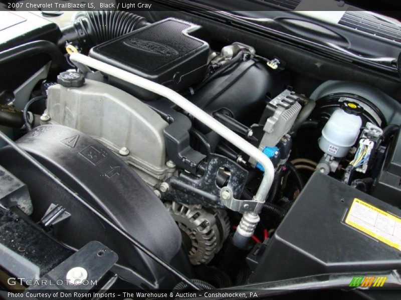 Black / Light Gray 2007 Chevrolet TrailBlazer LS