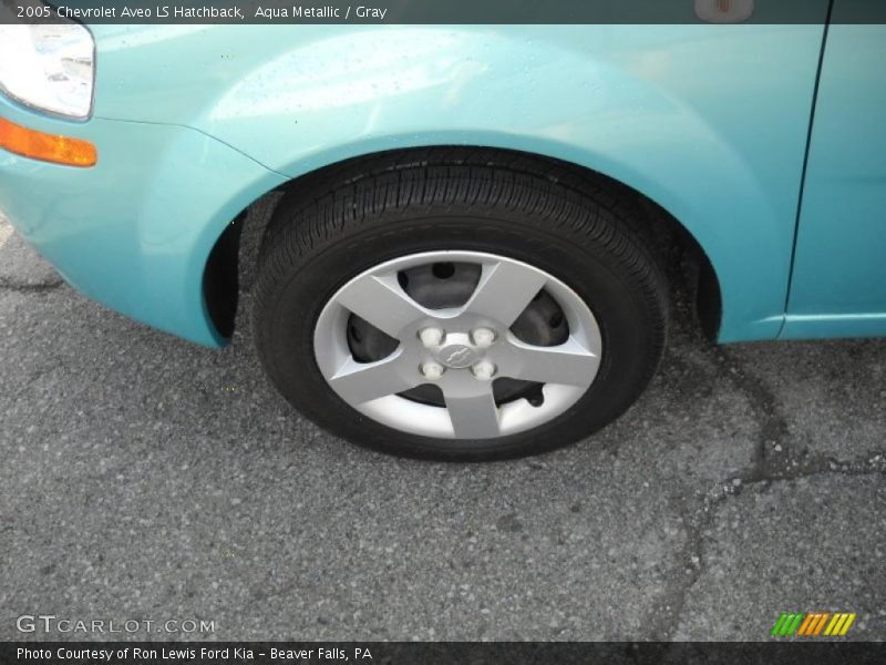 Aqua Metallic / Gray 2005 Chevrolet Aveo LS Hatchback
