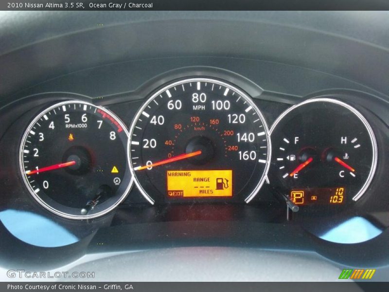 Ocean Gray / Charcoal 2010 Nissan Altima 3.5 SR