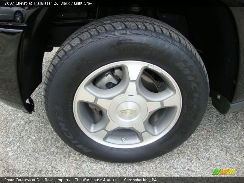 Black / Light Gray 2007 Chevrolet TrailBlazer LS