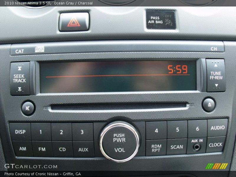 Ocean Gray / Charcoal 2010 Nissan Altima 3.5 SR