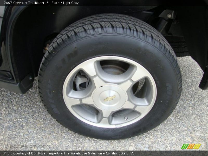Black / Light Gray 2007 Chevrolet TrailBlazer LS