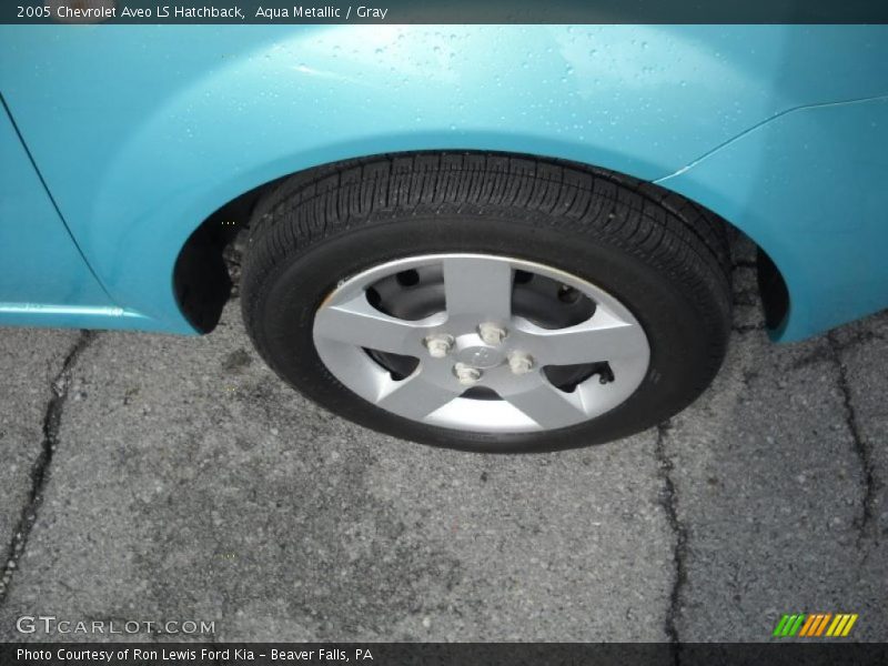 Aqua Metallic / Gray 2005 Chevrolet Aveo LS Hatchback