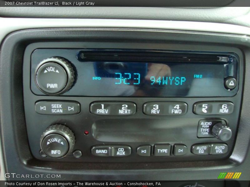 Black / Light Gray 2007 Chevrolet TrailBlazer LS