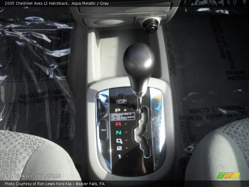 Aqua Metallic / Gray 2005 Chevrolet Aveo LS Hatchback