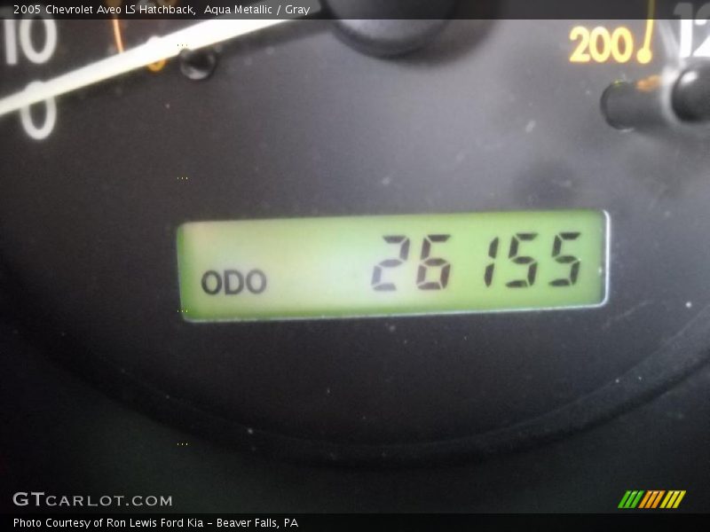 Aqua Metallic / Gray 2005 Chevrolet Aveo LS Hatchback
