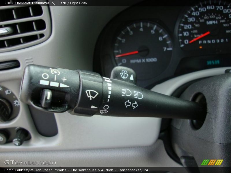 Black / Light Gray 2007 Chevrolet TrailBlazer LS