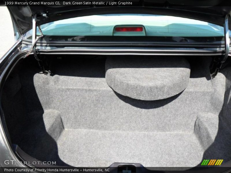 Dark Green Satin Metallic / Light Graphite 1999 Mercury Grand Marquis GS