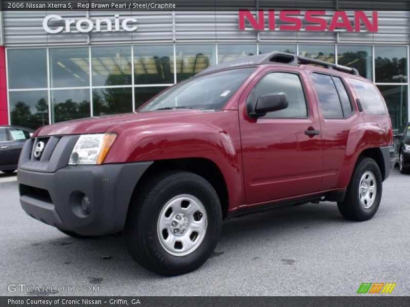 Red Brawn Pearl / Steel/Graphite 2006 Nissan Xterra S