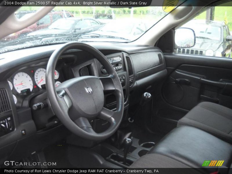 Bright Silver Metallic / Dark Slate Gray 2004 Dodge Ram 2500 ST Regular Cab 4x4