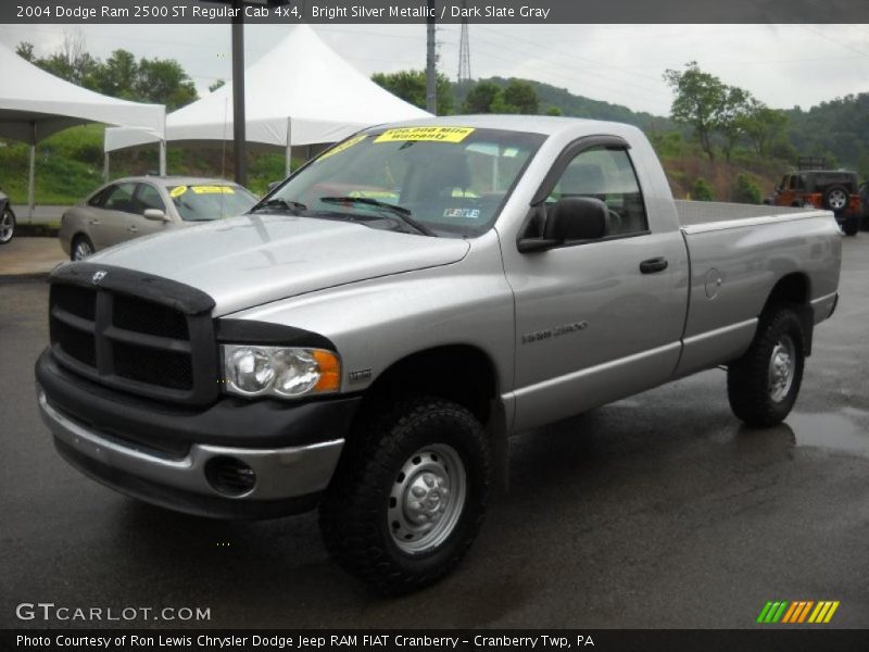 Bright Silver Metallic / Dark Slate Gray 2004 Dodge Ram 2500 ST Regular Cab 4x4